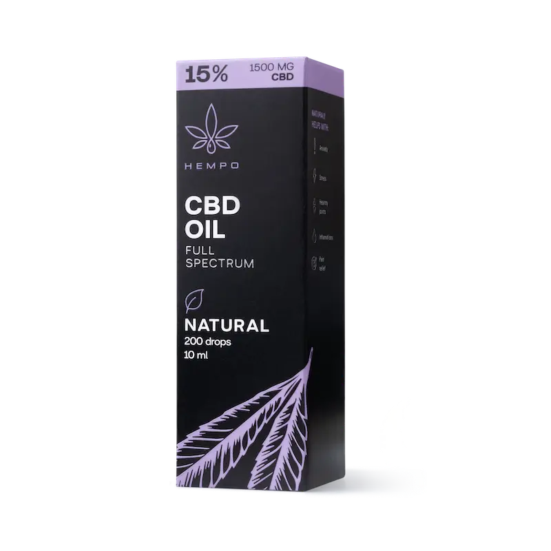 Hempo 15% Laajan spektrin CBD öljy - 1500mg