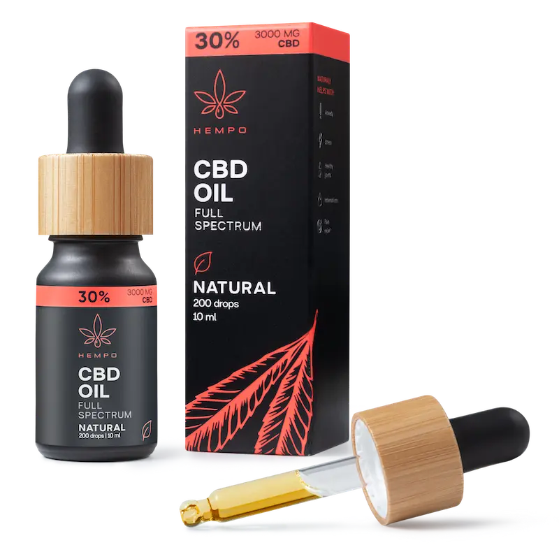Hempo 30% Tayden spektrin CBD öljy - Osta Suomessa