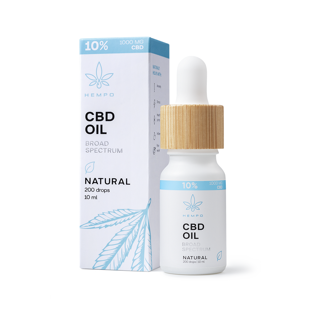 Sveitsin Hempo CBD-öljy 10% laajan spektrin 1
