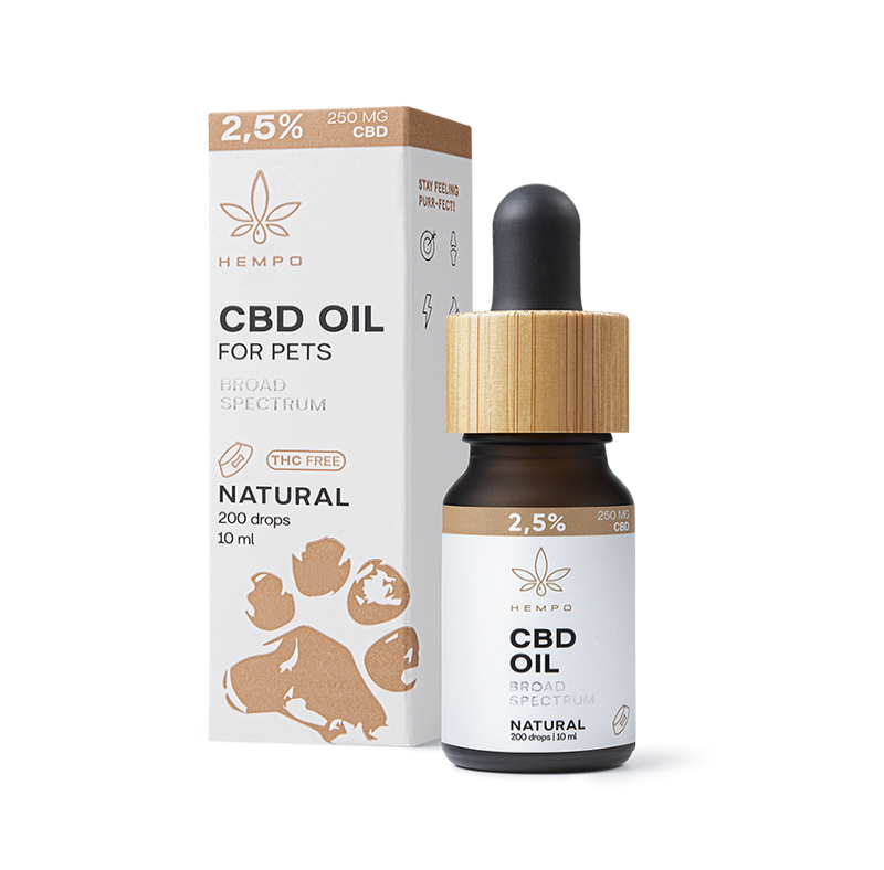 Hempo CBD-öljy lemmikkieläimille (kissat, koirat)