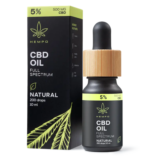 CBD-öljy 5 % hamppuöljy kanabidiolilla