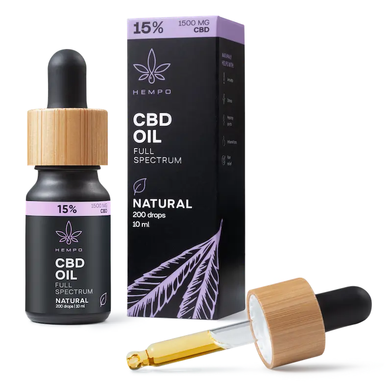 Hempo CBD oljy 15% tayden spektrin Suomi