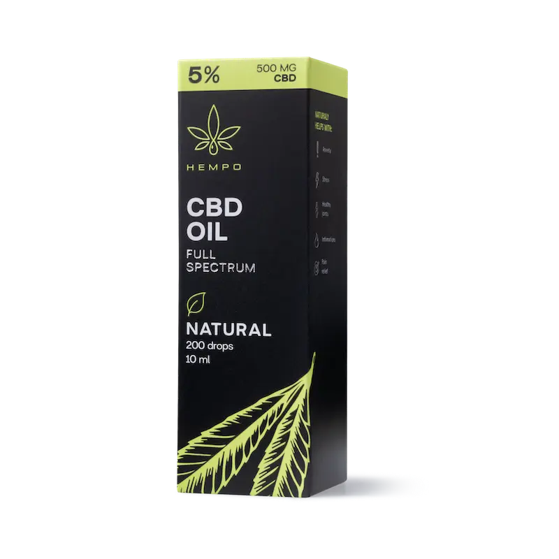 Hempo CBD-öljy 5 % vahvuudella